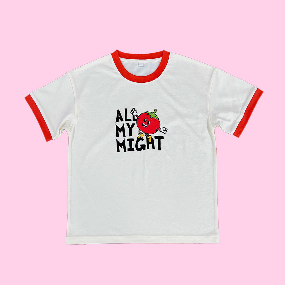 'All My Might' Kids Shirt